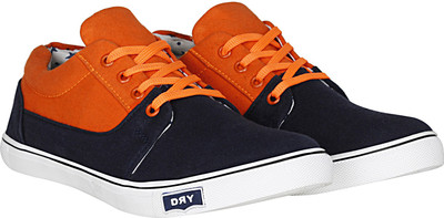 

Kraasa Original Sneakers For Men(Black, Orange