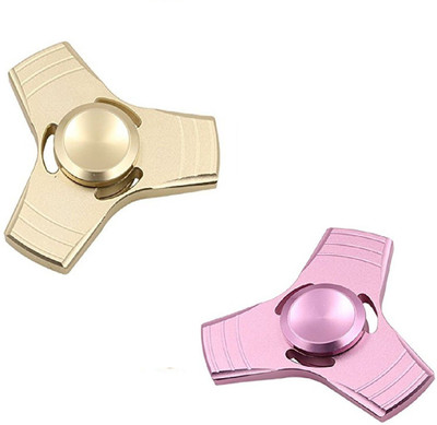 

Uboard Hand Fidget Spinner, Fidget Spinning Toy and Ultra Speed Spinner Combo Offer(Gold, Pink)