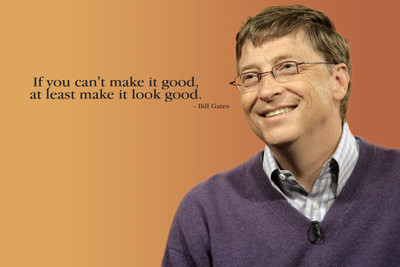 

Onebuy Bill Gates Famous Quote HD Wall Poster Fine Art Print(12 inch X 18 inch, Rolled)