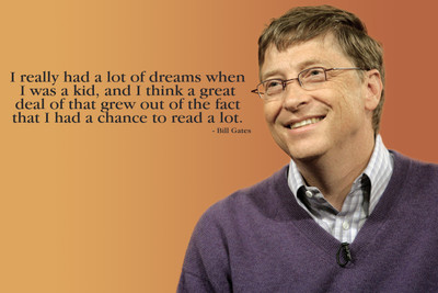 

Onebuy Bill Gates Famous Quote HD Wall Poster Fine Art Print(12 inch X 18 inch, Rolled)