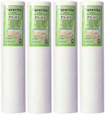 

Kemflo Purerite Original Genuine Kemflow Spun PP 10" for RO Service Solid Filter Cartridge(0.5, Pack of 4)