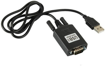 

Adnet TV-out Cable USB To RS232 Serial DB9 9 Pin Male Adapter Cable(Black, For Computer)