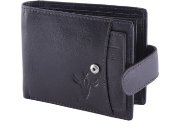 

Krosshorn Men Brown Genuine Leather Wallet(5 Card Slots)