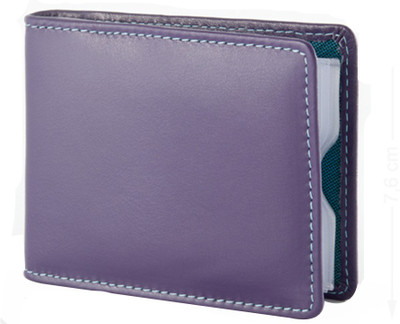 

Dudu Women Casual Purple Genuine Leather Card Holder(10 Card Slots), Violet