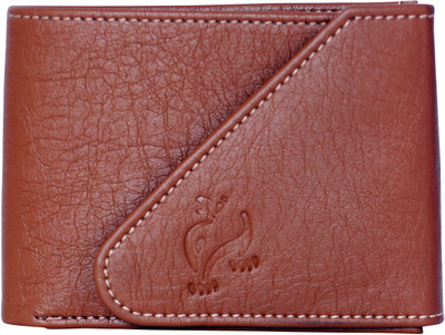 

White Bear Men Tan Artificial Leather Wallet(6 Card Slots)