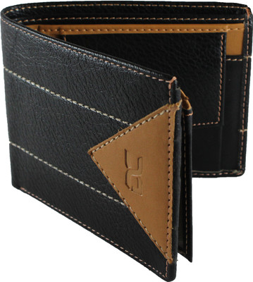 

Dezire Crafts Men Casual Black, Tan Artificial Leather Wallet(7 Card Slots)