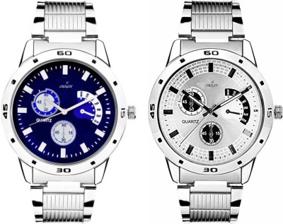 Holboro Origin Blue & Silver Analog Watch  - For Men   Watches  (Holboro Origin)
