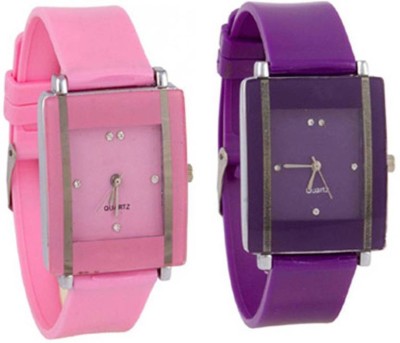Gopal Retail Pink Purple kava Watch Watch  - For Girls   Watches  (Gopal Retail)