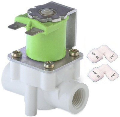 

BalRama Commercial RO Solenoid Valve SV 48v DC with 3/8 inch Elbow Connectors for Water Purifiers Service Solid Filter Cartridge(0, Pack of 3)
