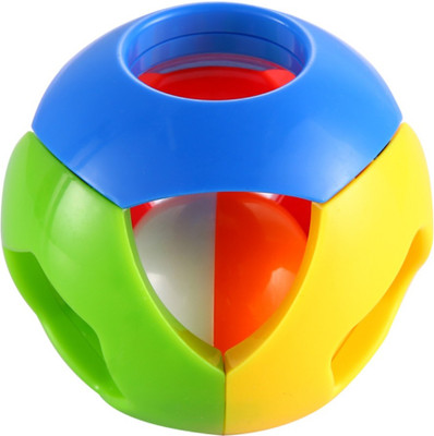 

Toyshine BELL BALL the best gift of fun and wisdom for babies Rattle(Multicolor)