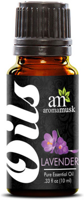

AromaMusk 100% Pure Lavender Essential Oil (Therapeutic Grade, Natural And Undiluted)(10 ml)