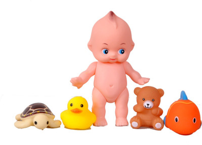 

JIVI BATH BUDDIES BATH TOYS ( 5 PCS) Bath Toy(Multicolor)