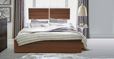 

Auspicious Home Borneo Engineered Wood Queen Bed With Storage(Finish Color - Teak)