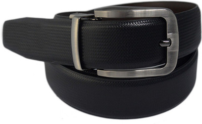

LEE O Men Formal Black Genuine Leather Reversible Belt