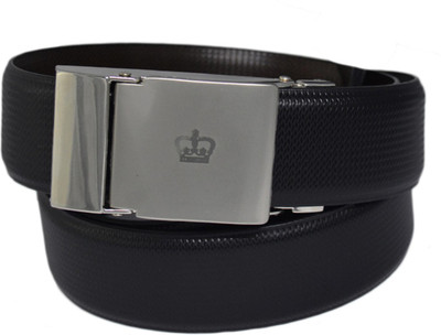 

LEE O Men Formal Black Genuine Leather Reversible Belt