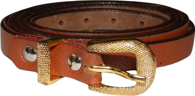 

Style 98 Women Casual, Formal, Party Tan Genuine Leather Belt
