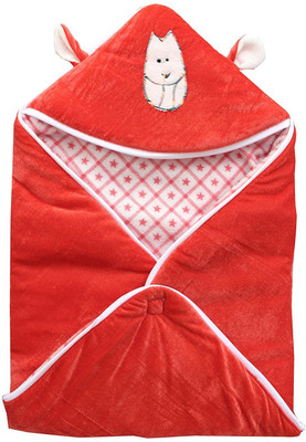 

First Trend Checkered  Crib Baby Blanket(Polyester, Red