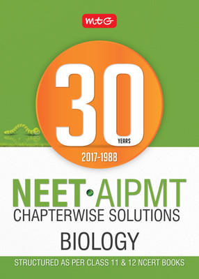 30 Years NEET-AIPMT Chapterwise Solutions - Biology(English, Paperback, MTG Editorial Board)
