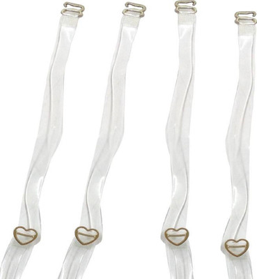 Apraa Beaded Bra Straps(Transparent, Pack of 2)