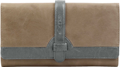 

ABEEZA Casual Beige, Grey Clutch
