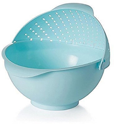 

Bruzone Wash Rice, Pasta, Chowmein Drainer B09 Collapsible Strainer(Multicolor Pack of 1)
