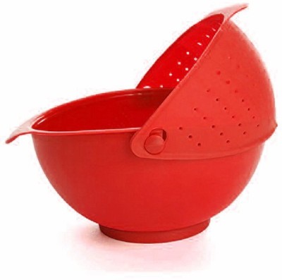 

Bruzone Rinse Bowl And Strainer In One A08 Collapsible Strainer(Multicolor Pack of 1)