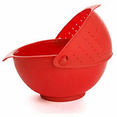 

Bruzone Rinse Bowl And Strainer In One A05 Collapsible Strainer(Multicolor Pack of 1)