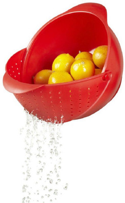 

Bruzone Wash Rice, Pasta, Chowmein Drainer B06 Collapsible Strainer(Multicolor Pack of 1)