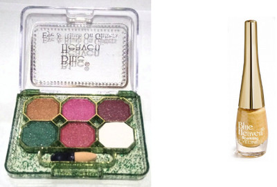 

Blue Heaven 6 in 1 Fashion Eye Shadow & Sparkeling Eyeliner 02 Combo. (Set of 2)(Set of 2)