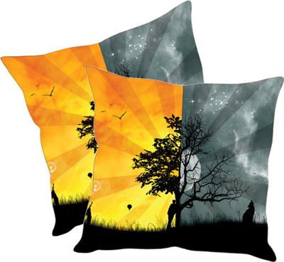 

Sleep Nature's Printed Cushions Cover(Pack of 2, 30.63 cm*30.63 cm, Multicolor)