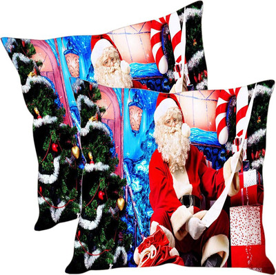 

Sleep Nature's Printed Cushions Cover(Pack of 2, 30.63 cm*30.63 cm, Multicolor)