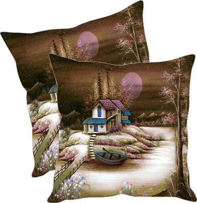 

Sleep Nature's Printed Cushions Cover(Pack of 2, 30.63 cm*30.63 cm, Multicolor)