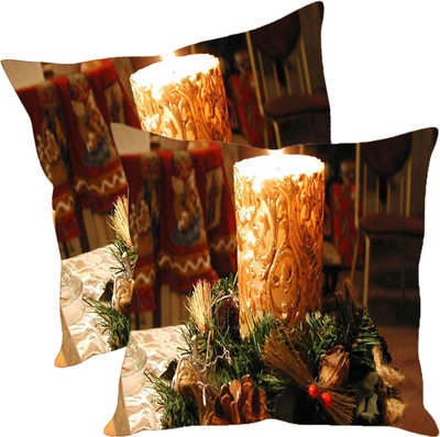 

Sleep Nature's Printed Cushions Cover(Pack of 2, 40.63 cm*40.63 cm, Multicolor)