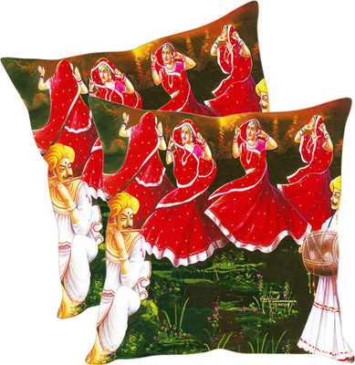 

Sleep Nature's Printed Cushions Cover(Pack of 2, 40.63 cm*40.63 cm, Multicolor)