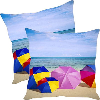 

Sleep Nature's Printed Cushions Cover(Pack of 2, 30.63 cm*30.63 cm, Multicolor)