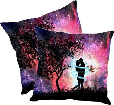 

Sleep Nature's Printed Cushions Cover(Pack of 2, 30.63 cm*30.63 cm, Multicolor)