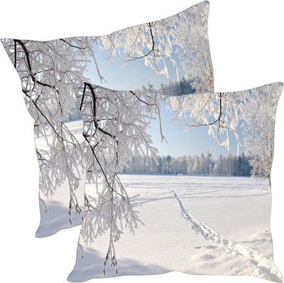 

Sleep Nature's Printed Cushions Cover(Pack of 2, 40.63 cm*40.63 cm, Multicolor)