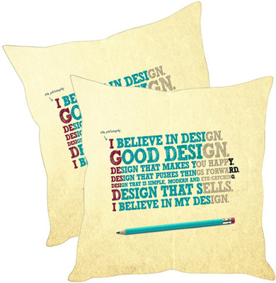 

Sleep Nature's Printed Cushions Cover(Pack of 2, 30.63 cm*30.63 cm, Multicolor)