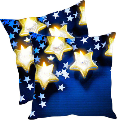

Sleep Nature's Printed Cushions Cover(Pack of 2, 40.63 cm*40.63 cm, Multicolor)