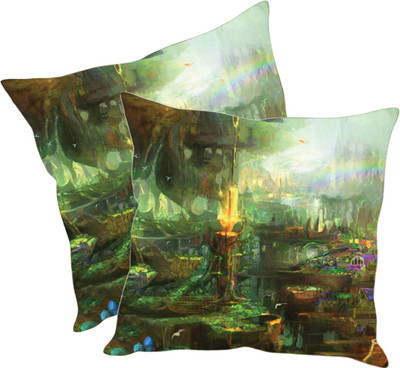 

Sleep Nature's Printed Cushions Cover(Pack of 2, 40.63 cm*40.63 cm, Multicolor)