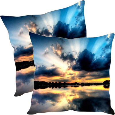 

Sleep Nature's Printed Cushions Cover(Pack of 2, 40.63 cm*40.63 cm, Multicolor)