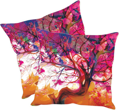 

Sleep Nature's Printed Cushions Cover(Pack of 2, 30.63 cm*30.63 cm, Multicolor)