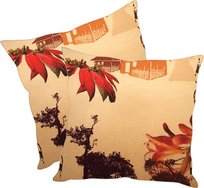 

Sleep Nature's Printed Cushions Cover(Pack of 2, 30.63 cm*30.63 cm, Multicolor)