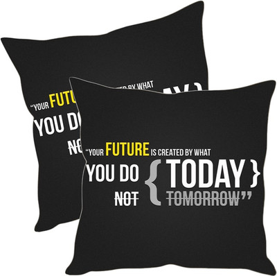 

Sleep Nature's Printed Cushions Cover(Pack of 2, 30.63 cm*30.63 cm, Multicolor)