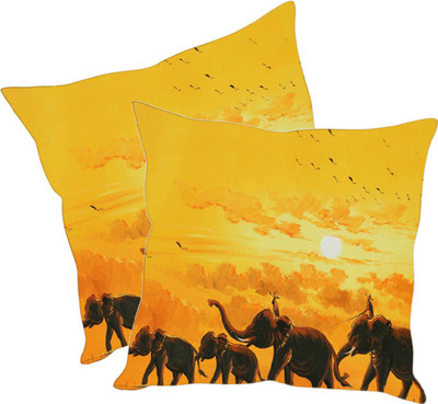 

Sleep Nature's Printed Cushions Cover(Pack of 2, 40.63 cm*40.63 cm, Multicolor)
