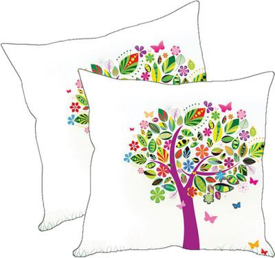 

Sleep Nature's Printed Cushions Cover(Pack of 2, 40.63 cm*40.63 cm, Multicolor)
