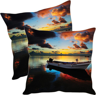 

Sleep Nature's Printed Cushions Cover(Pack of 2, 30.63 cm*30.63 cm, Multicolor)