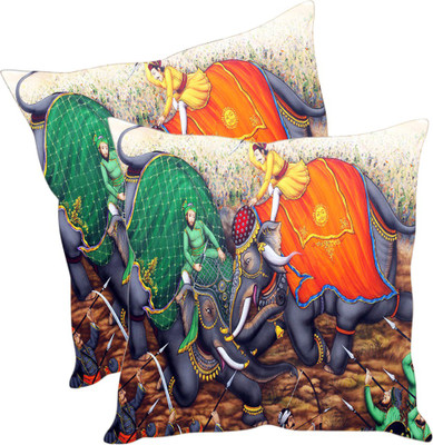

Sleep Nature's Printed Cushions Cover(Pack of 2, 40.63 cm*40.63 cm, Multicolor)