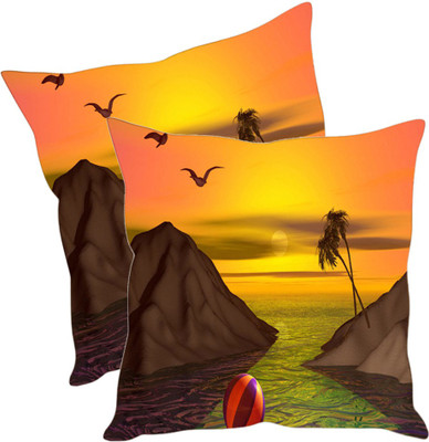 

Sleep Nature's Printed Cushions Cover(Pack of 2, 40.63 cm*40.63 cm, Multicolor)