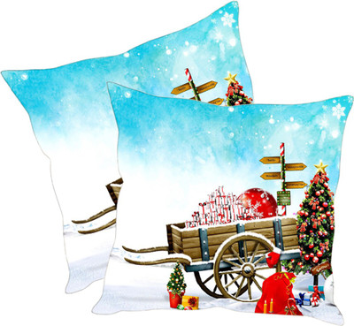 

Sleep Nature's Printed Cushions Cover(Pack of 2, 30.63 cm*30.63 cm, Multicolor)